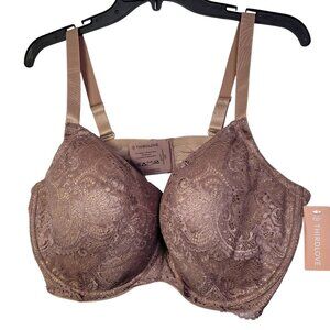 ThirdLove Women 24/7 Lace Balconette Bra Underwire Beige Size  42E